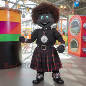 Black Irish Dancer mascotte...