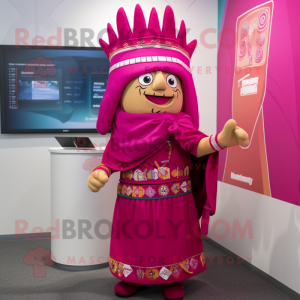 Magenta Chief mascotte...