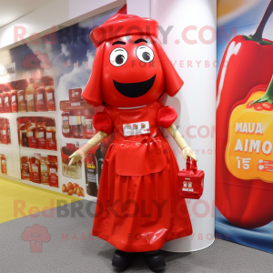  Bottle Of Ketchup maskot...