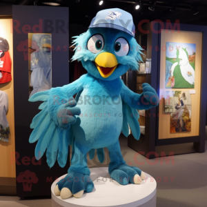Cyan-Harpyie Maskottchen...