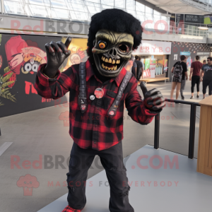 Black Zombie mascotte...