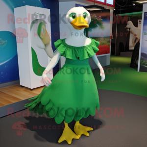 Green Gull mascotte kostuum...