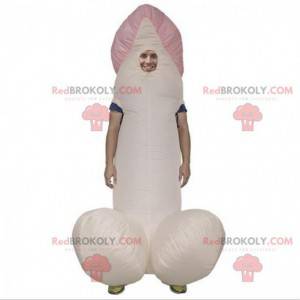 Maskot velký růžový penis, obří falus kostým - Redbrokoly.com