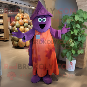 Rust Grape mascotte kostuum...