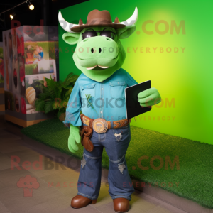 Green Buffalo mascotte...