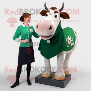 Forest Green Guernsey Cow...