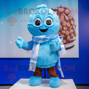 Sky Blue Chocolates maskot...