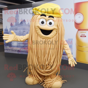 Guld spaghetti maskot...