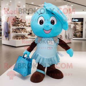 Sky Blue Chocolates maskot...