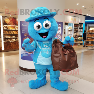 Sky Blue Chocolates maskot...