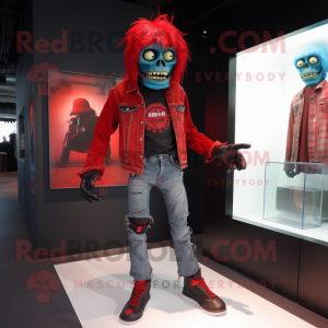 Red Undead mascotte kostuum...