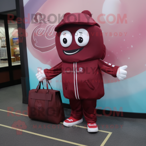 Maroon Candy Box mascotte...