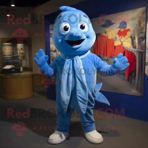 Blue Cod maskot kostume...