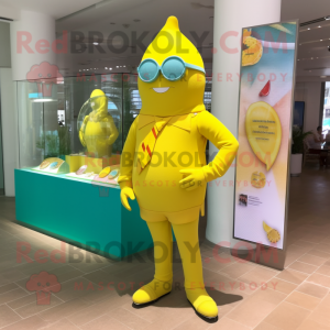 Citrongul chokolade maskot...