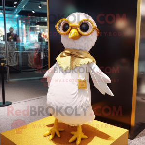 Gold Gull mascotte kostuum...