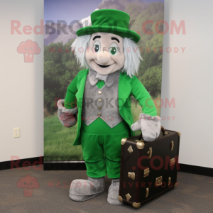 Sølv Leprechaun maskot...