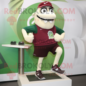 Maroon Green Beer mascotte...