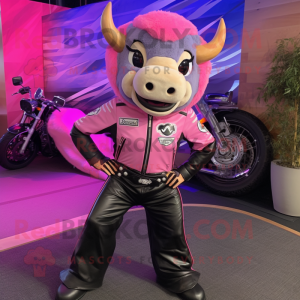 Pink Buffalo mascotte...