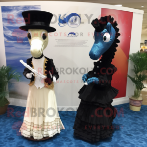  Seahorse maskot kostume...