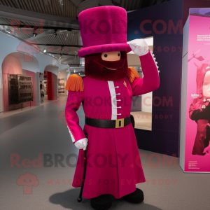 Magenta Britse Royal Guard...