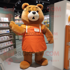 Orange Bear mascotte...