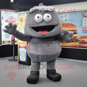 Gray Burgers maskot drakt...