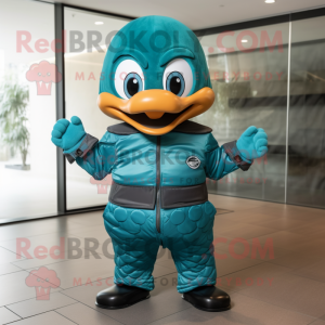 Teal Mandarin mascotte...