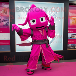 Magentafarbener Samurai...