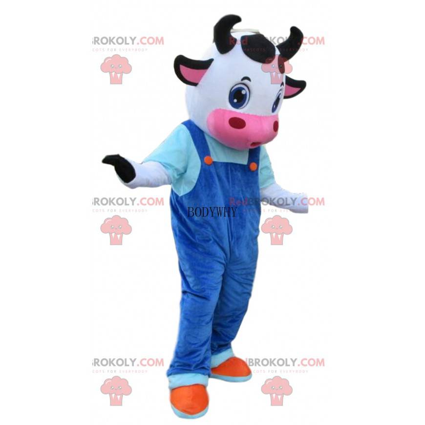 Traje esportivo para o personagem adulto mascote Vaca Azul em Mascotes vaca  Mudança de cor Sem mudança Cortar L (180-190 Cm) Esboço antes da fabricação  (2D) Não Com as roupas? (se presente