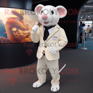 Cream Rat mascotte kostuum...