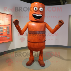 Rust Armbånd maskot kostume...