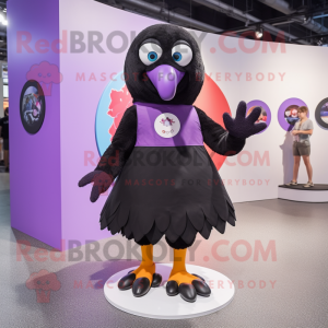 Purple Blackbird mascotte...