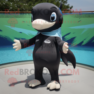 Olive Killer Whale maskot...