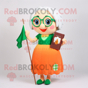 Peach Irish Flag maskot...