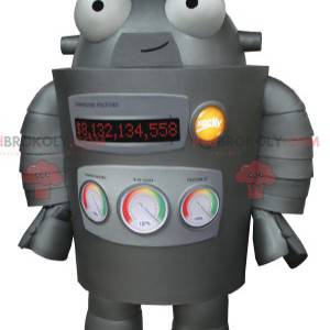 Mascota robot gris muy divertida - Redbrokoly.com