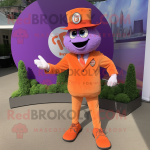 Lavendel oransje maskot...