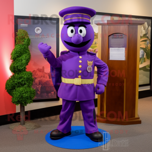 Purple Grenade mascotte...