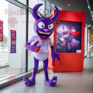 Lavender Devil maskot...