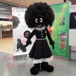 Black Irish Dancer maskot...