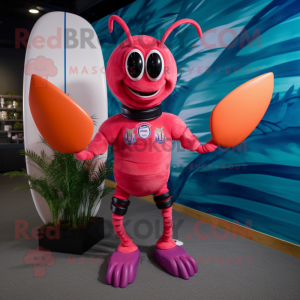 Pink Lobster Bisque maskot...