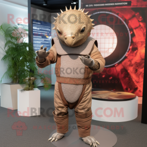  Armadillo maskot kostym...