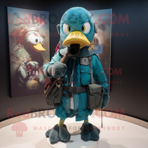 Teal Sniper mascotte...