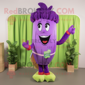 Purple Selderij mascotte...