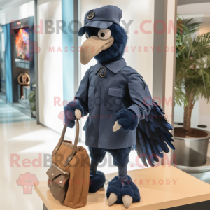 Navy Dodo Bird mascotte...