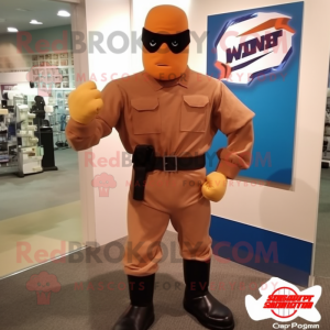 Rust Gi Joe maskot kostume...