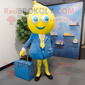 Blue Lemon Maskottchen...