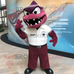 Maroon Barracuda maskot...