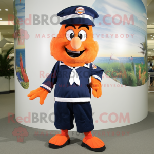 Navy Orange mascotte...