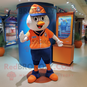 Navy Orange mascotte...