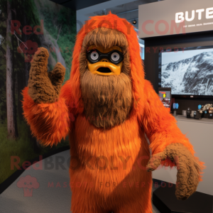 Rust Sasquatch maskot...